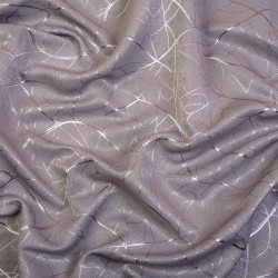 Ткань Блэкаут для штор светозатемняющая 75% &quot;Ледовое тиснение  Серый&quot;   в Звенигороде