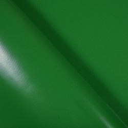 Ткань ПВХ 450 гр/м2, Зелёный (Ширина 160см), на отрез  в Звенигороде