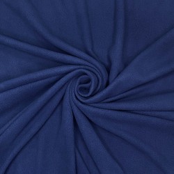 Флис Односторонний 130 гр/м2, цвет Темно-синий (на отрез)  в Звенигороде