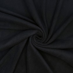 Флис Односторонний 130 гр/м2, цвет Черный (на отрез)  в Звенигороде