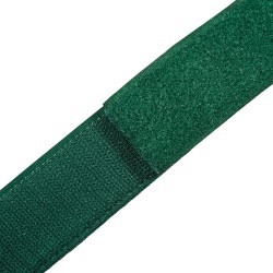 Контактная лента 40мм (38мм) цвет Зелёный (велькро-липучка, на отрез)  в Звенигороде