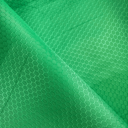 Ткань Оксфорд 300D PU Рип-Стоп СОТЫ, цвет Зелёный (на отрез)  в Звенигороде
