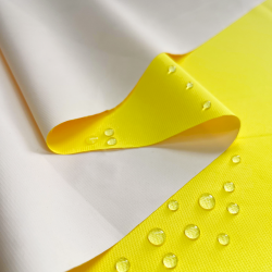 Водонепроницаемая Дышащая Мембранная ткань PU 10'000, цвет Жёлтый (на отрез)  в Звенигороде