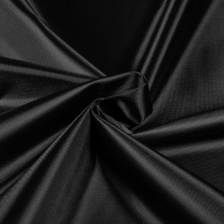 *Ткань Оксфорд 210D PU, цвет Черный (на отрез)  в Звенигороде