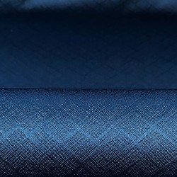 Ткань Блэкаут для штор светозатемняющая 100% &quot;Орнамент Синий&quot; (на отрез)  в Звенигороде